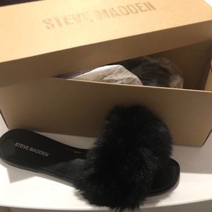 BRAND NEW Steve Madden FRITZIE Slides Sz 9